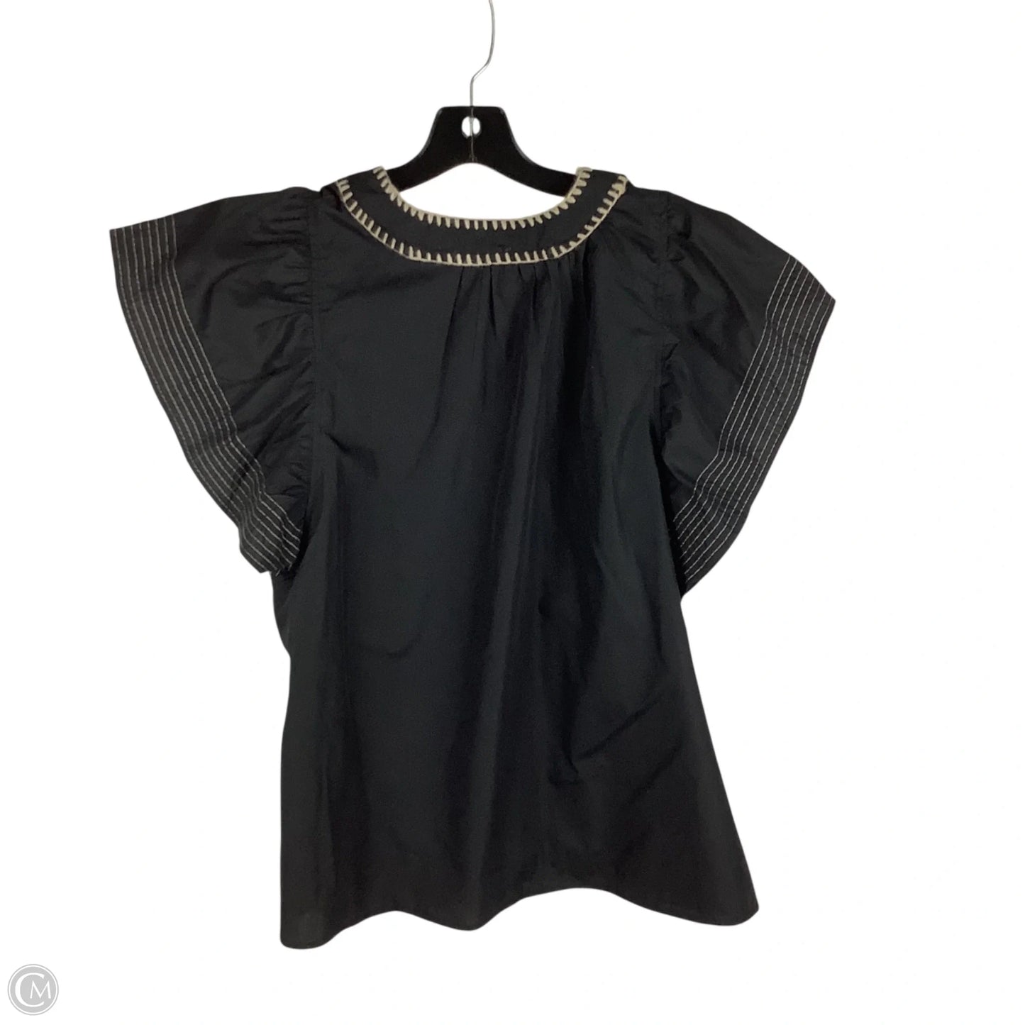 Top Short Sleeve By Entro In Black, Size: L