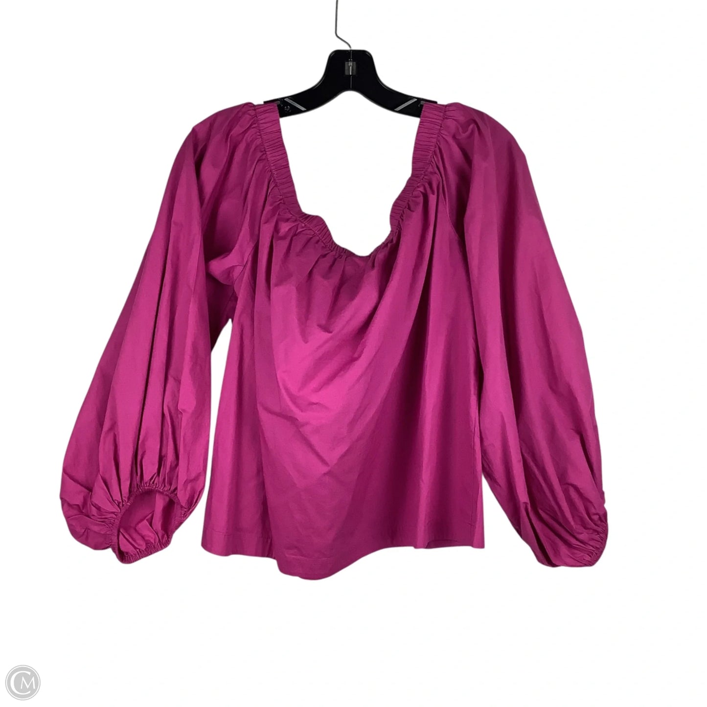 Top Long Sleeve By Maeve In Pink, Size: L