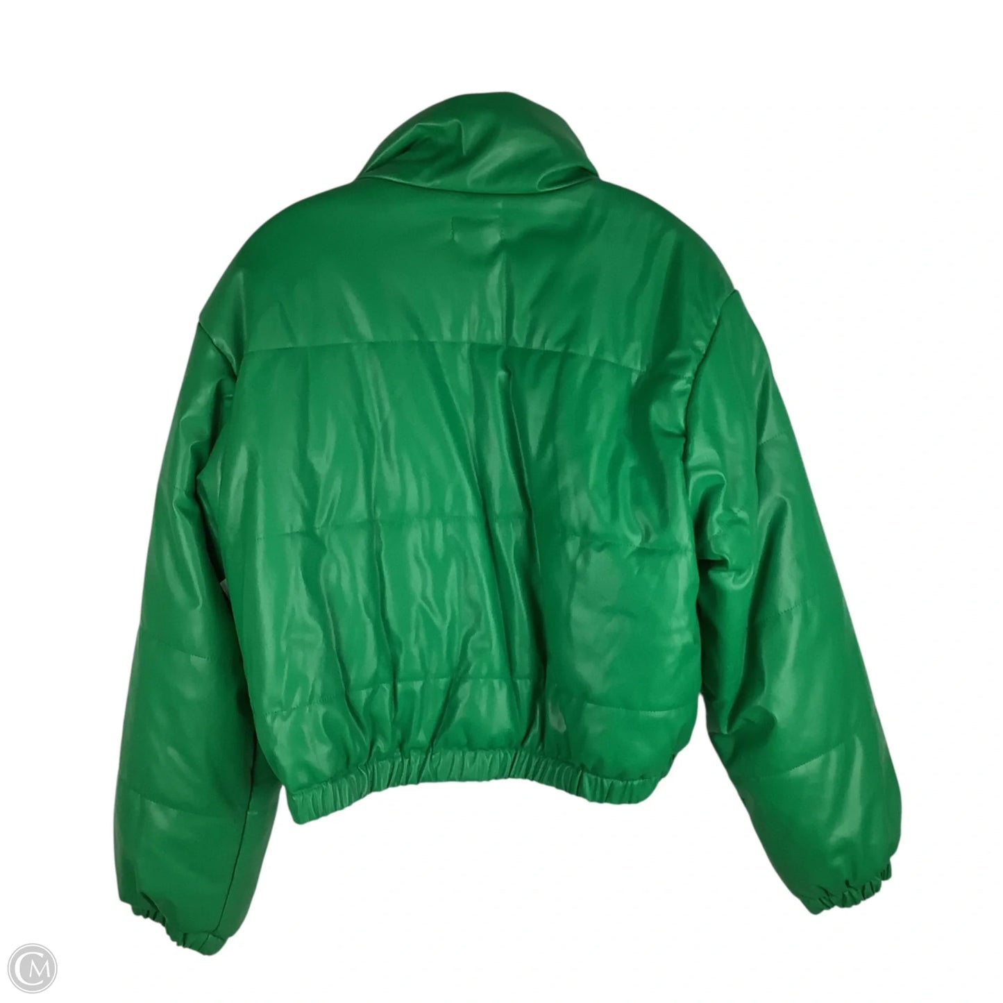 Jacket Puffer & Quilted By Vestique In Green, Size: L