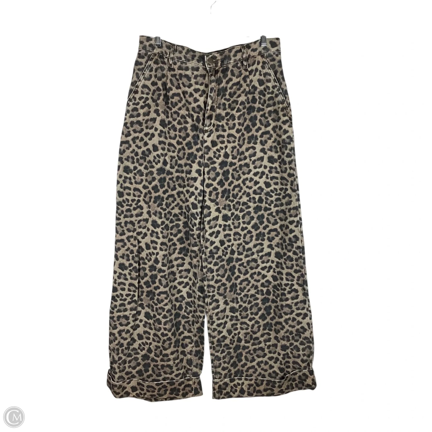Jeans Wide Leg By Pilcro In Animal Print, Size: 8 (30)