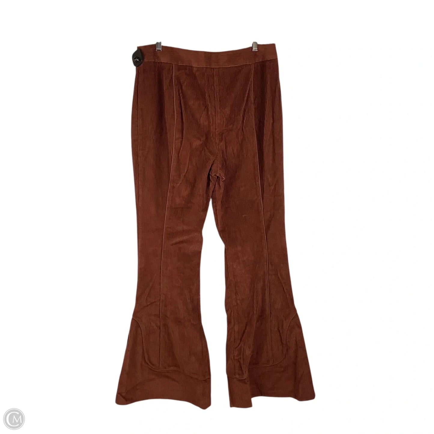 Pants Corduroy By Farm Rio In Brown, Size: L