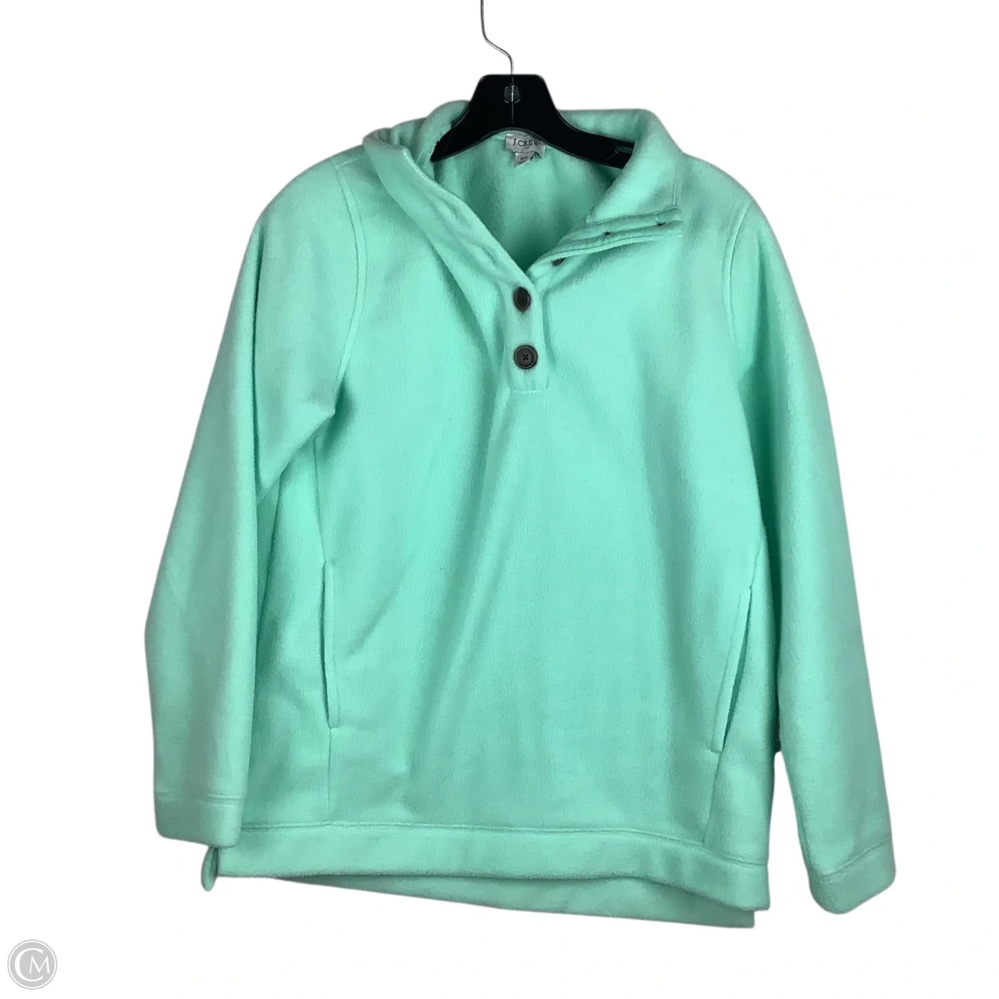 Jacket Fleece By J. Crew In Green, Size: Xs