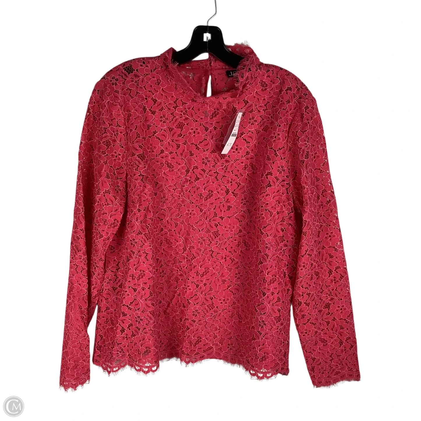 Top Long Sleeve By J. Crew In Pink, Size: 12