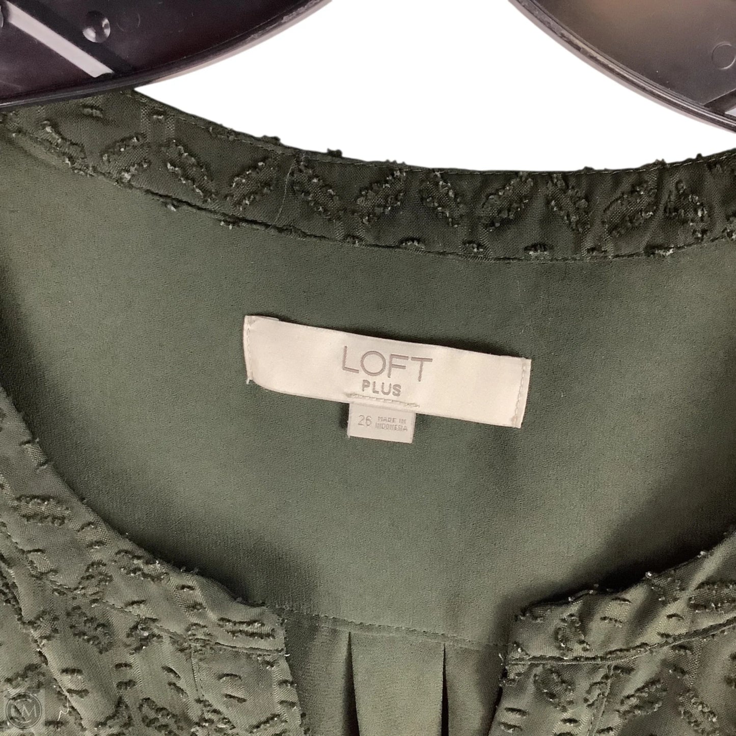 Top Long Sleeve By Loft In Green, Size: 3x (26)