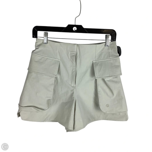 Athletic Shorts By Lululemon In Cream, Size: 4