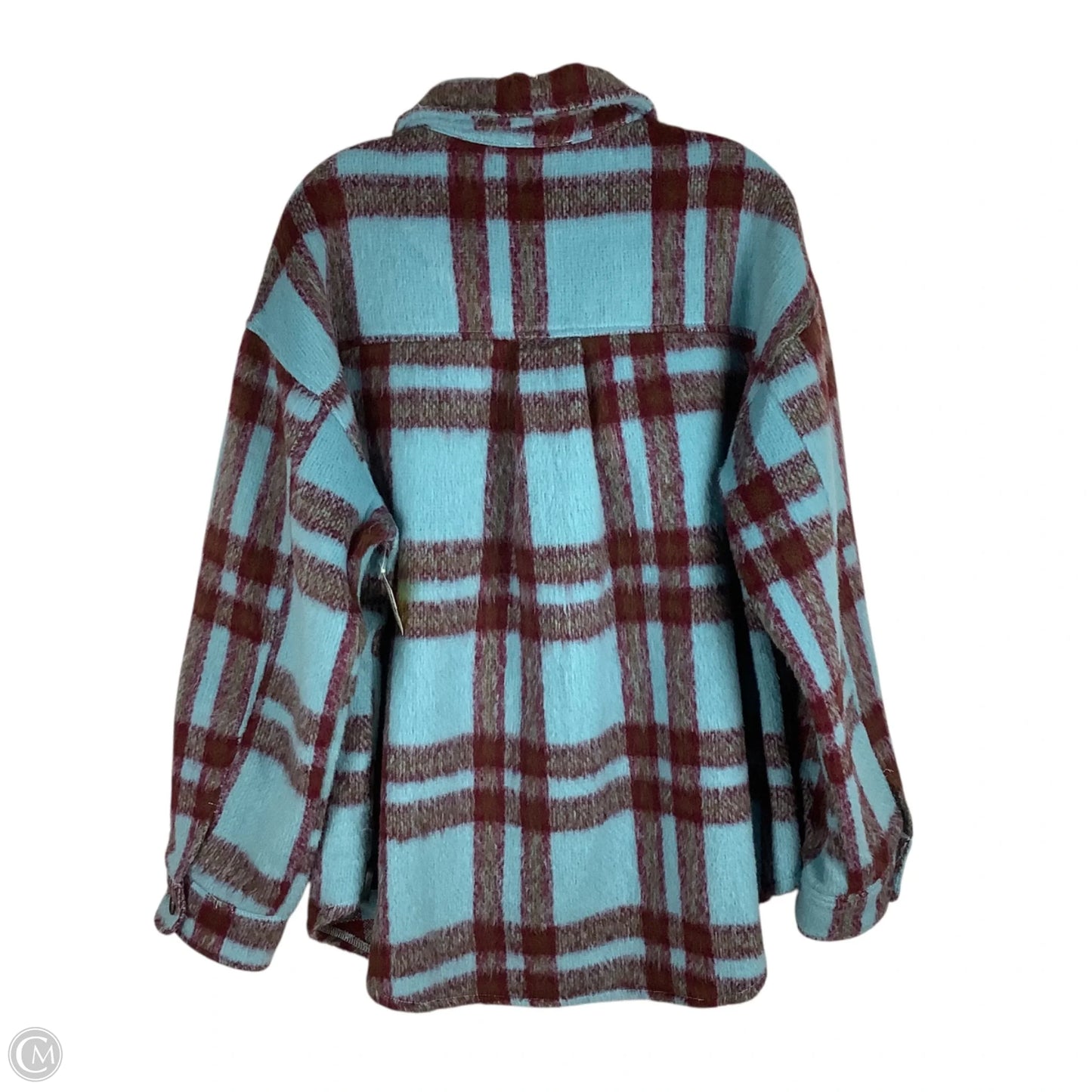 Jacket Shirt By La Miel In Blue, Size: M