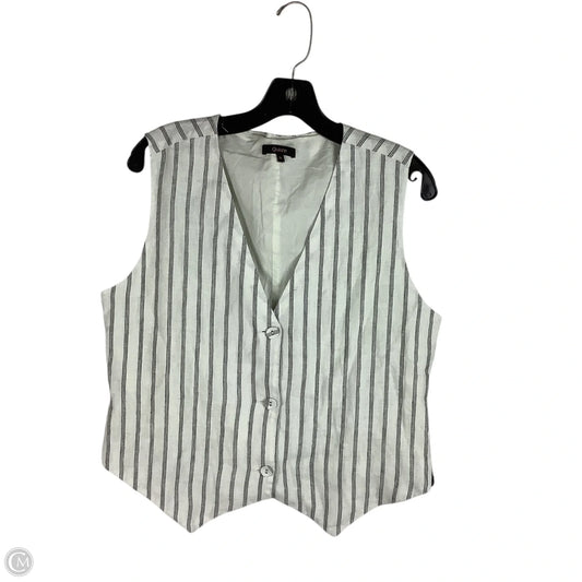 Vest Other By Quince In Striped Pattern, Size: M