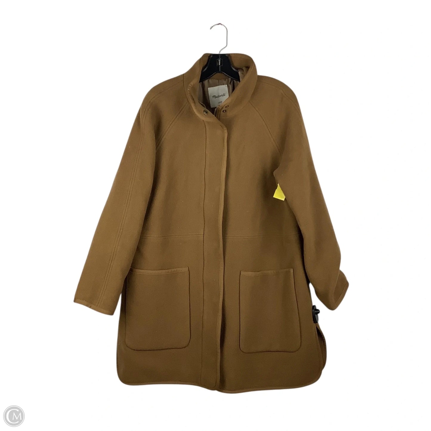 Coat Peacoat By Madewell In Brown, Size: L