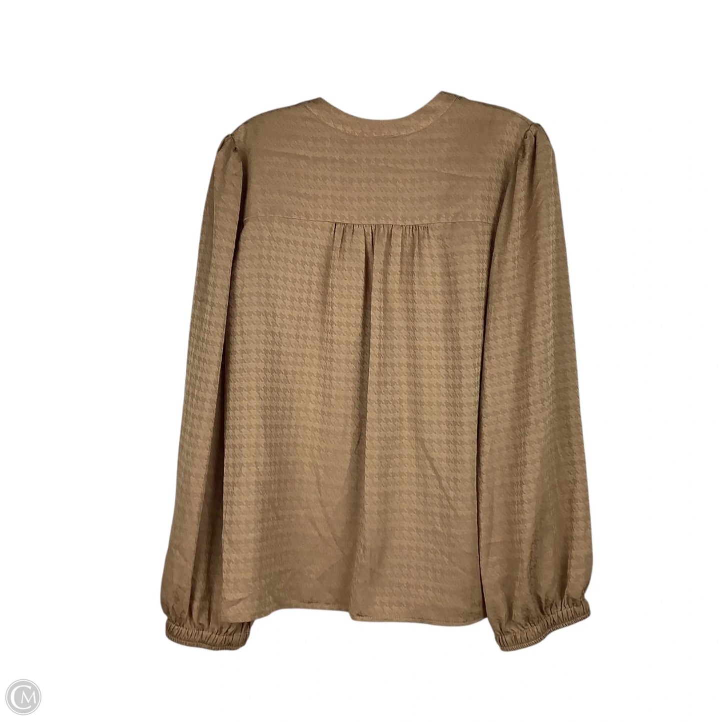 Top Long Sleeve By Current Air In Brown, Size: L