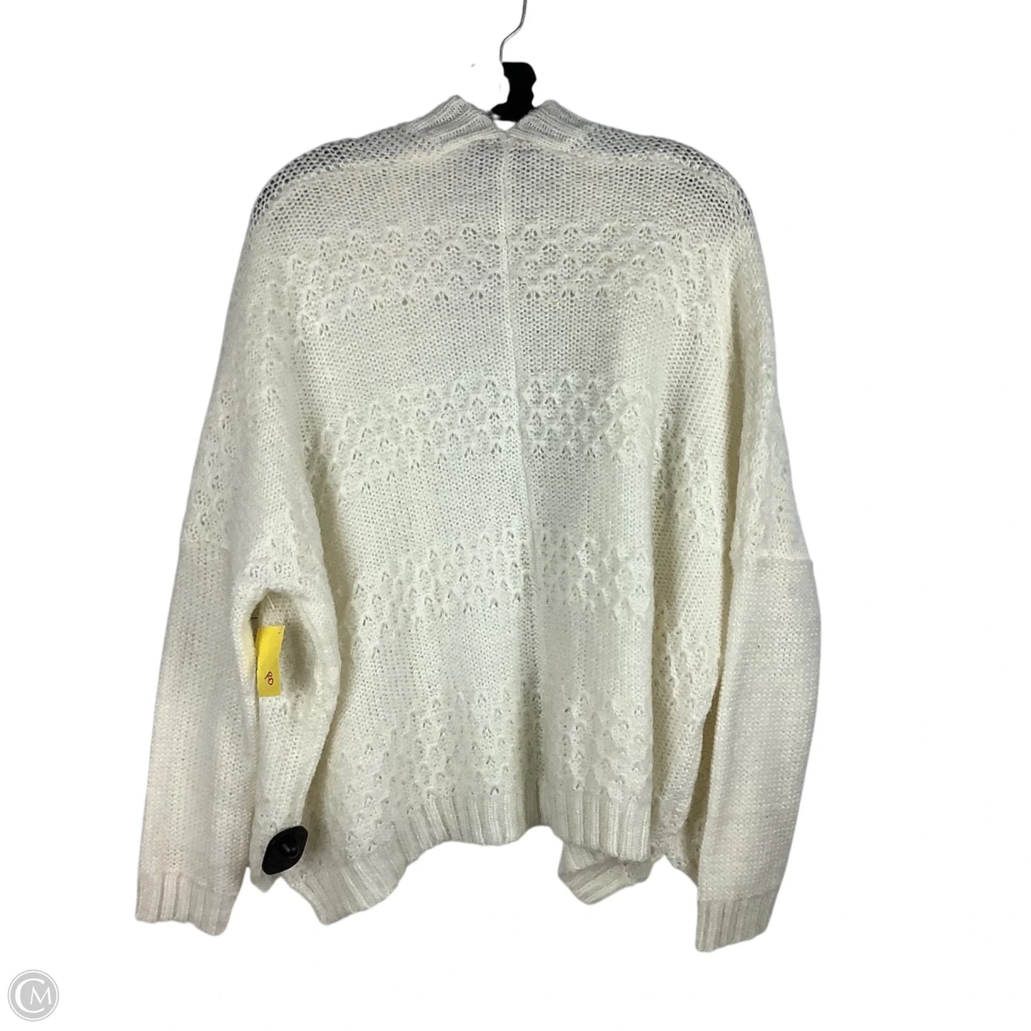 Sweater Cardigan By Wooden Ships In White, Size: S/M