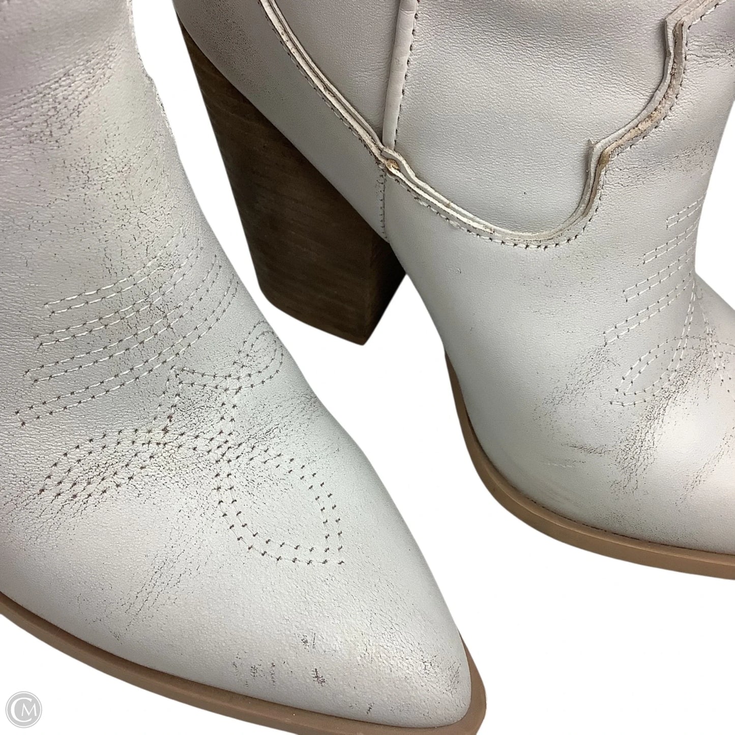 Boots Western By Clothes Mentor In White, Size: 5.5