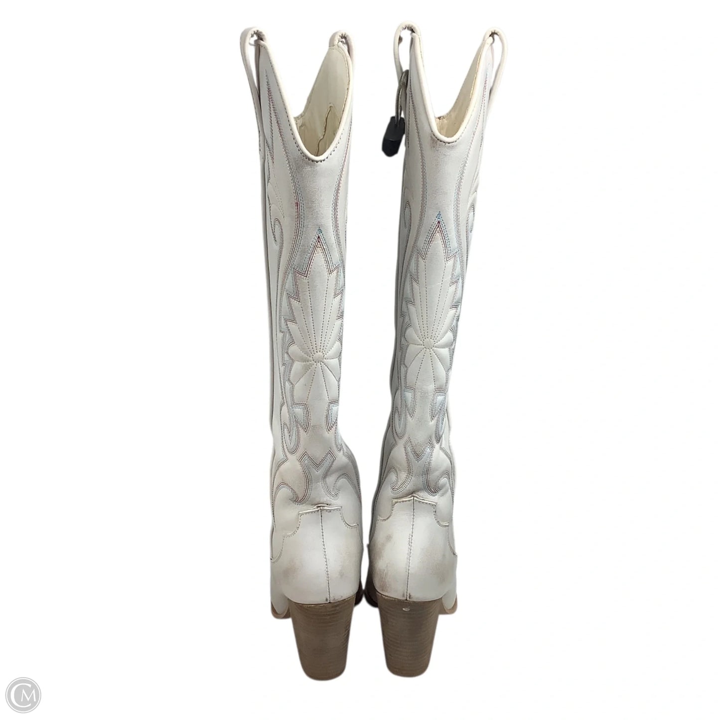 Boots Western By Clothes Mentor In White, Size: 5.5
