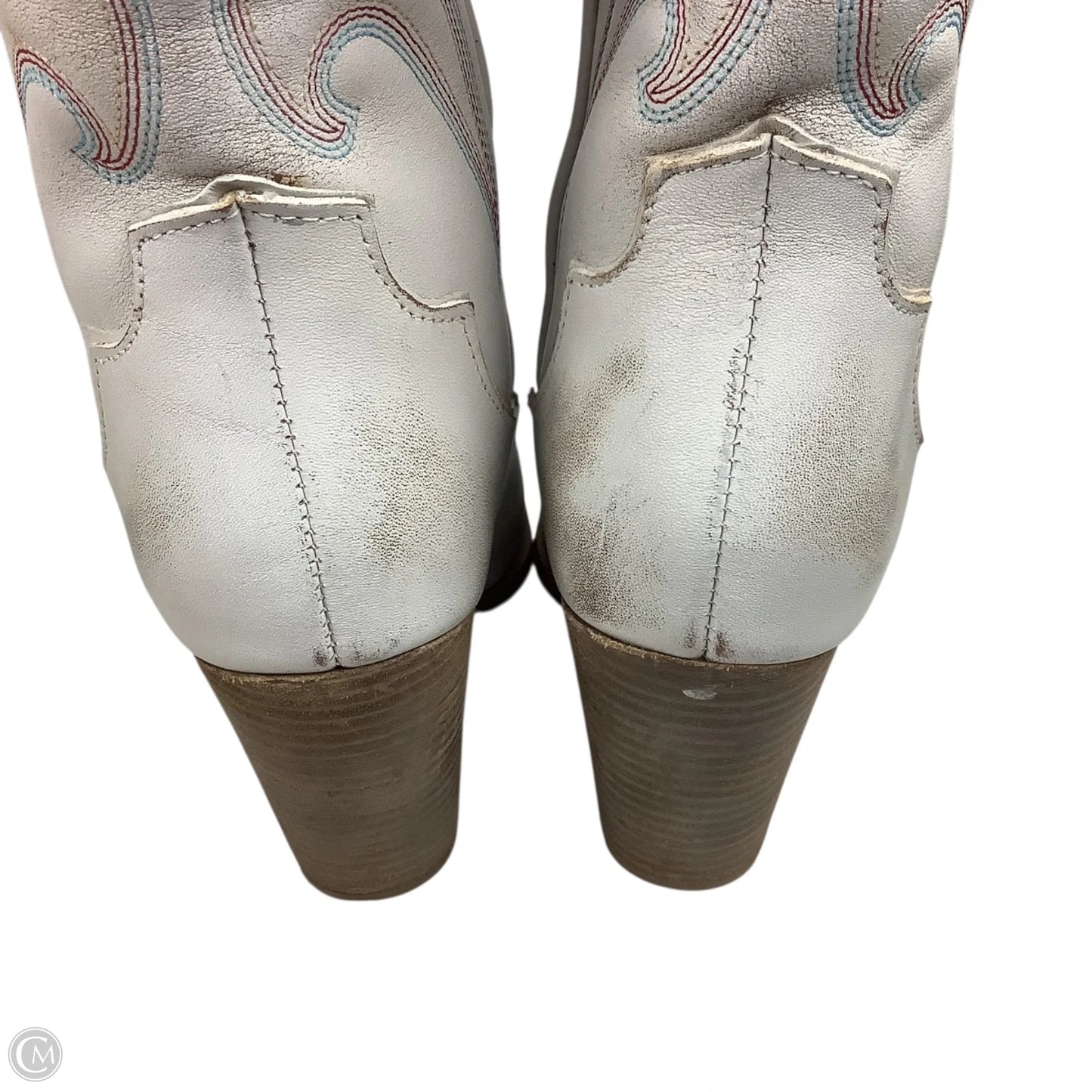 Boots Western By Clothes Mentor In White, Size: 5.5