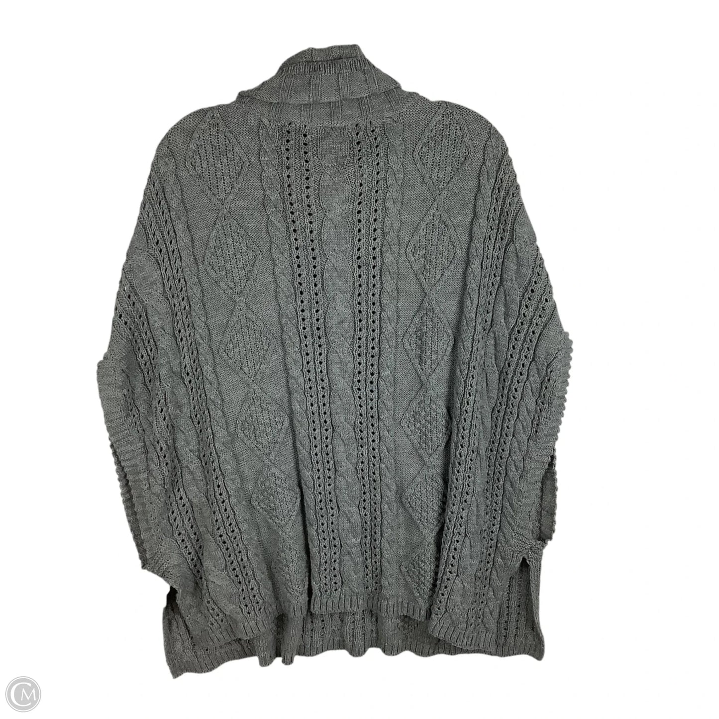 Shawl By Grace & Lace In Grey, Size: Xl