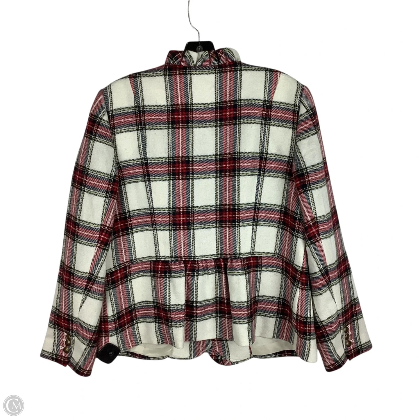 Coat Other By Talbots In Plaid Pattern, Size: 14