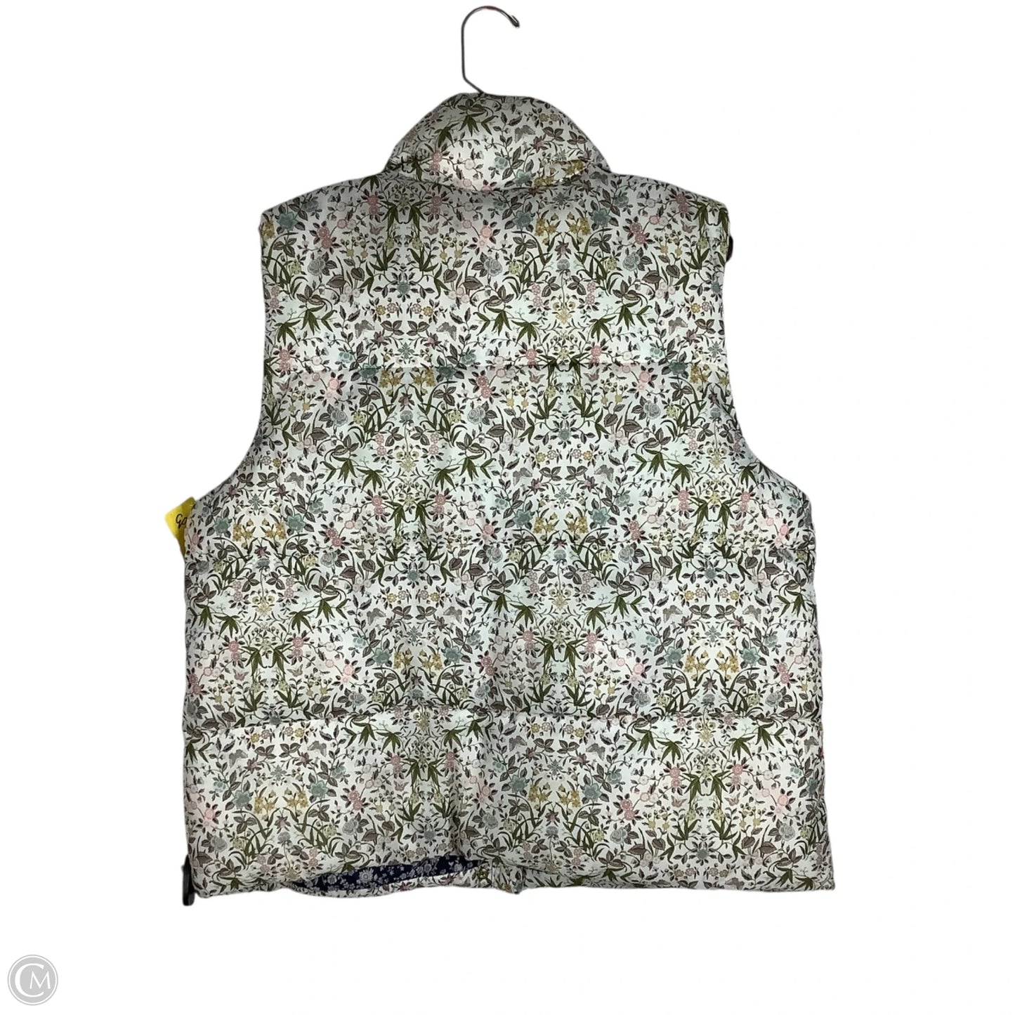 Vest Puffer & Quilted By J. Crew In Floral Print, Size: L