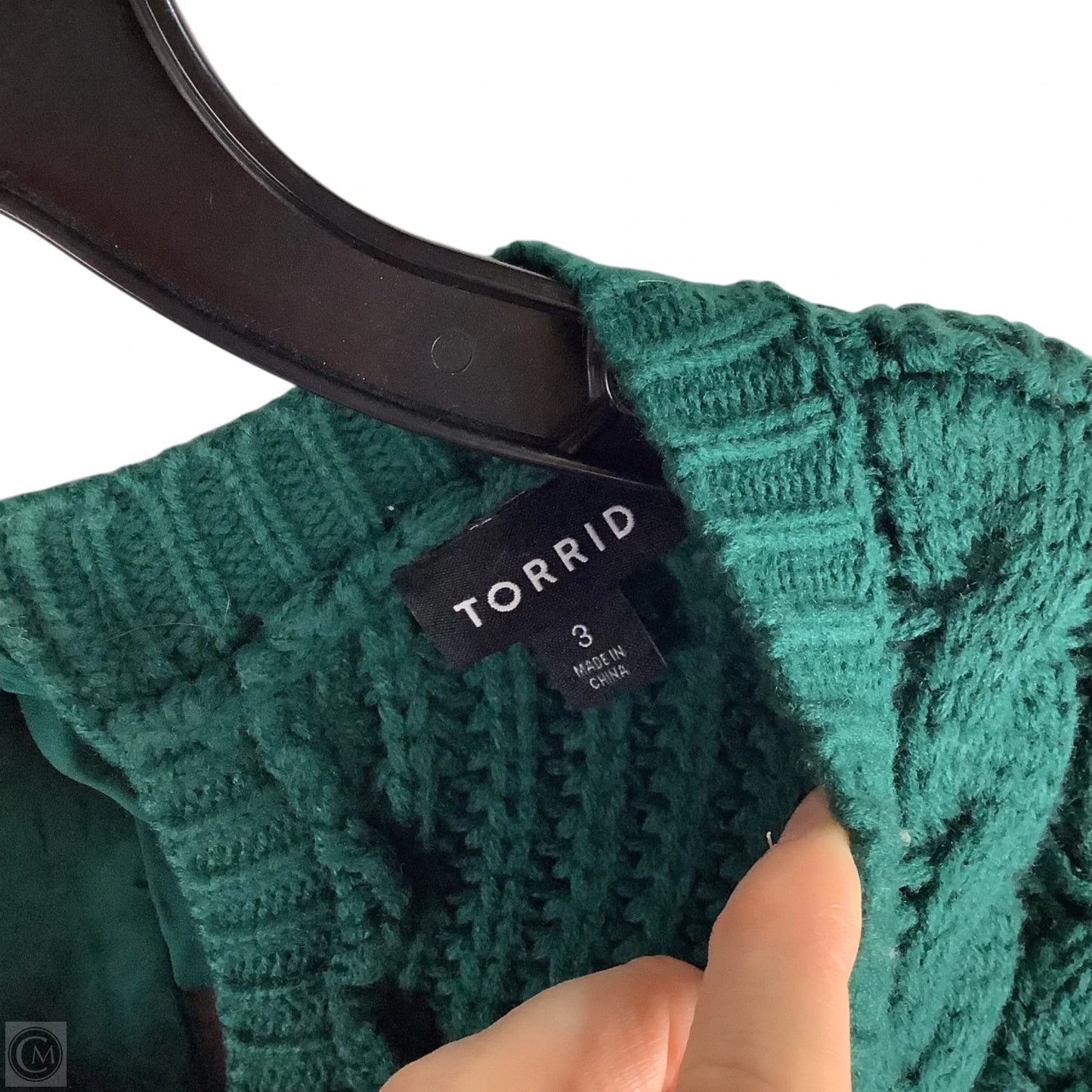 Sweater By Torrid In Green, Size: 3x