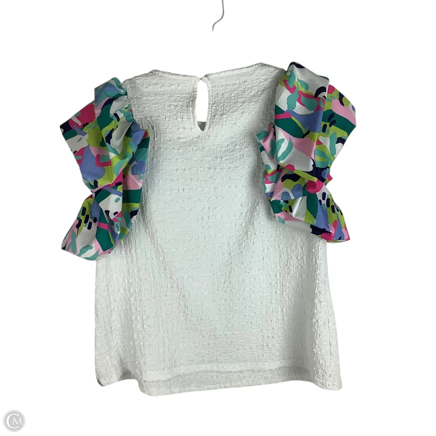 Top Short Sleeve By Thml In White, Size: S