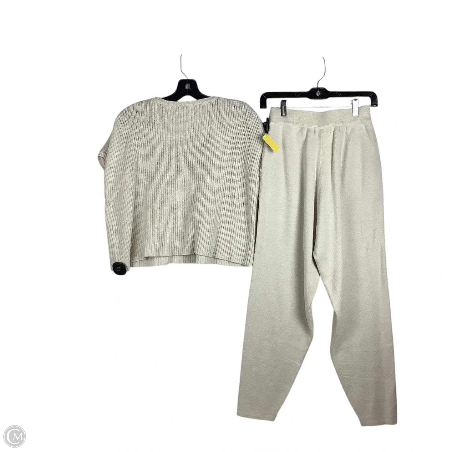 Pants Set 2pc By Sincerely Jules In Cream, Size: M