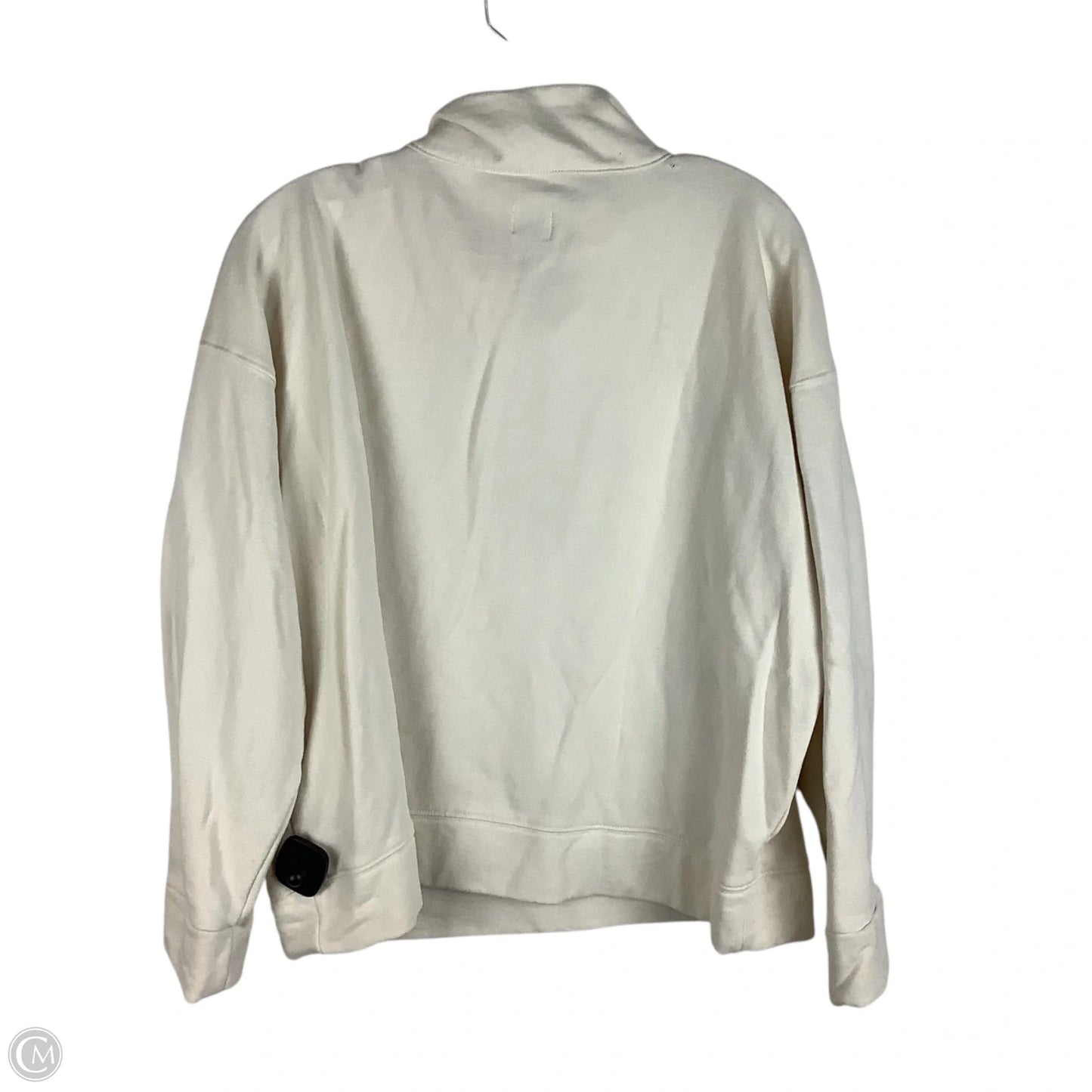 Sweatshirt Collar By A New Day In Cream, Size: Xl
