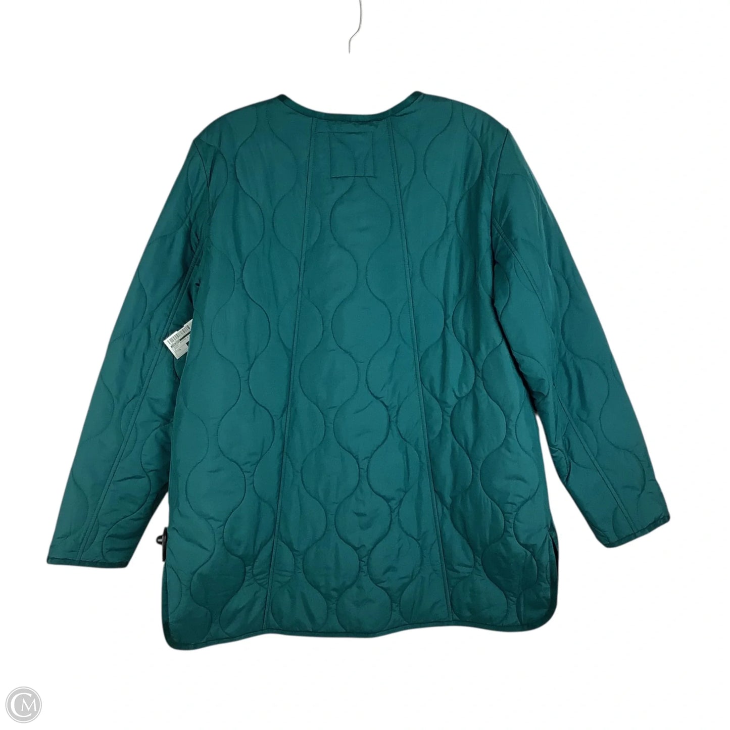 Jacket Puffer & Quilted By Talbots In Green, Size: M