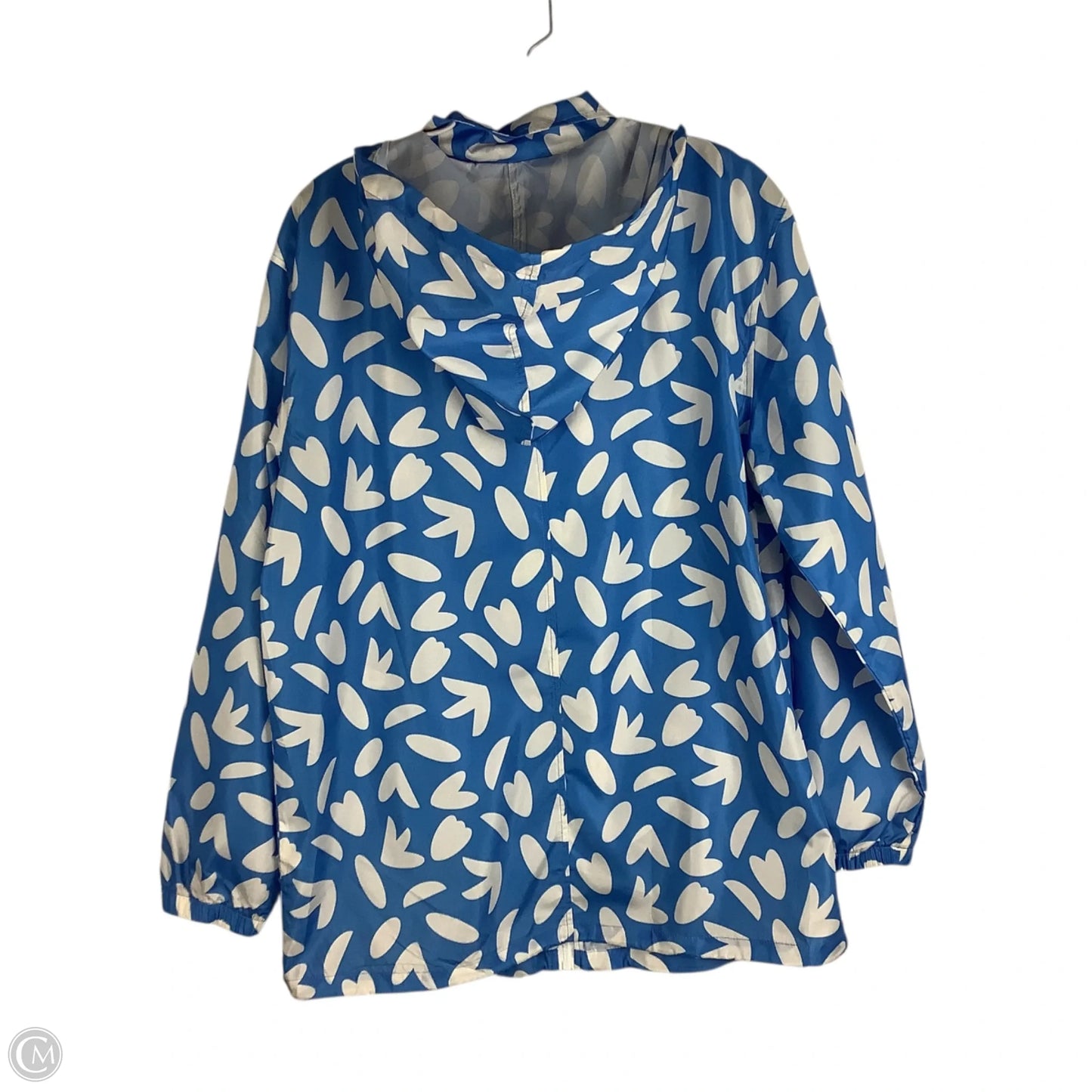 Coat Raincoat By Cmc In Blue, Size: M