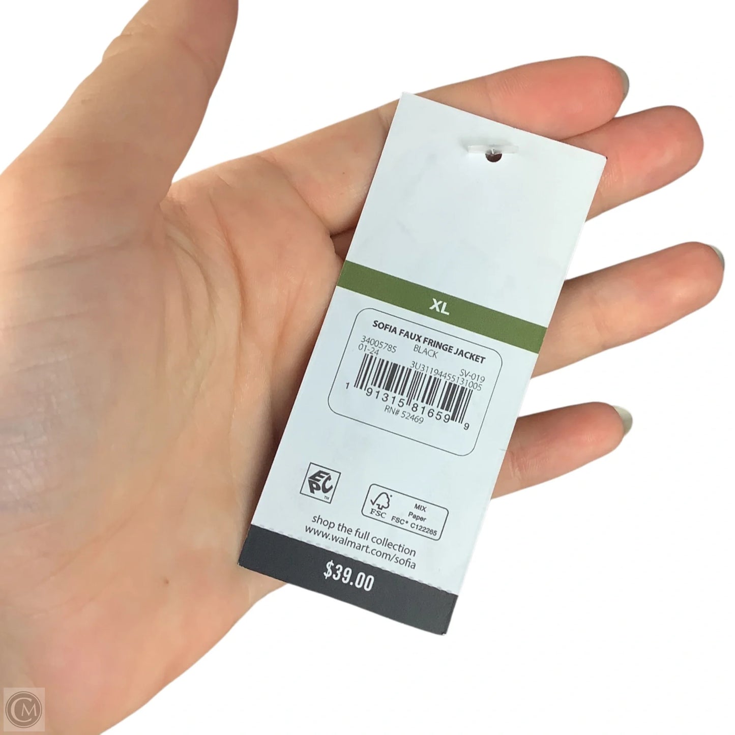 Jacket Leather By Sofia By Sofia Vergara In Black, Size: Xl