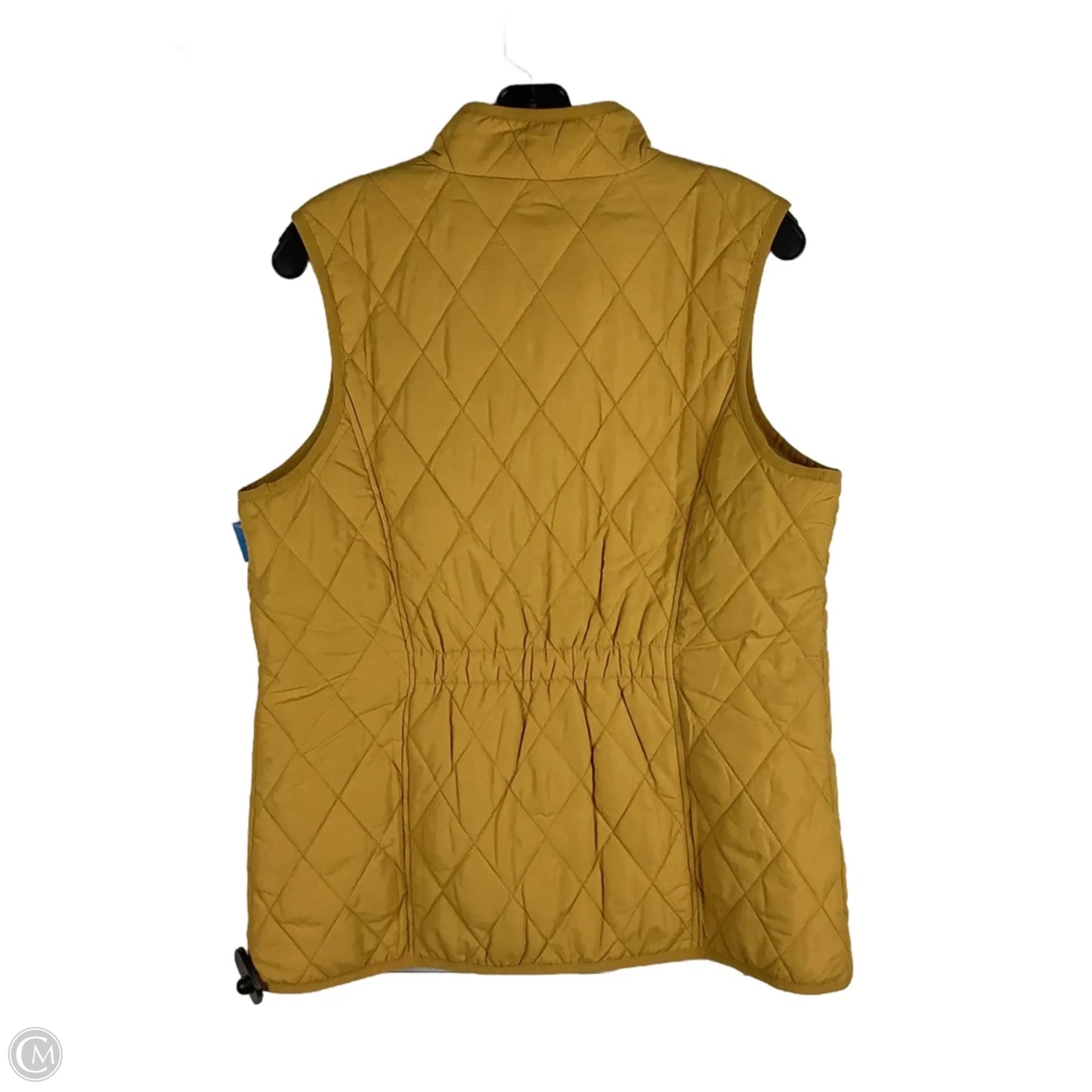 Vest Puffer & Quilted By Coldwater Creek In Yellow, Size: M