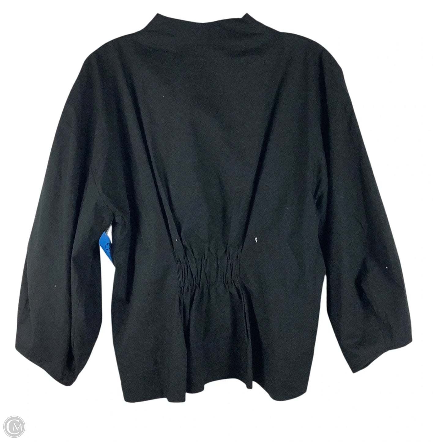 Top Long Sleeve By Banana Republic In Black, Size: M