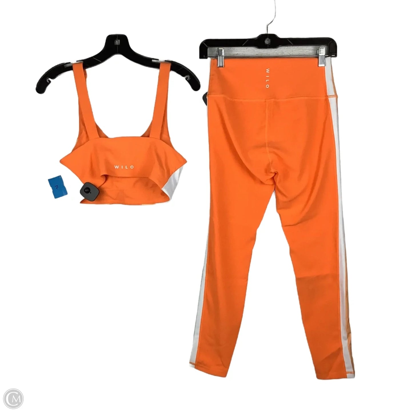 Athletic Pants 2pc By Wilo In Orange, Size: M