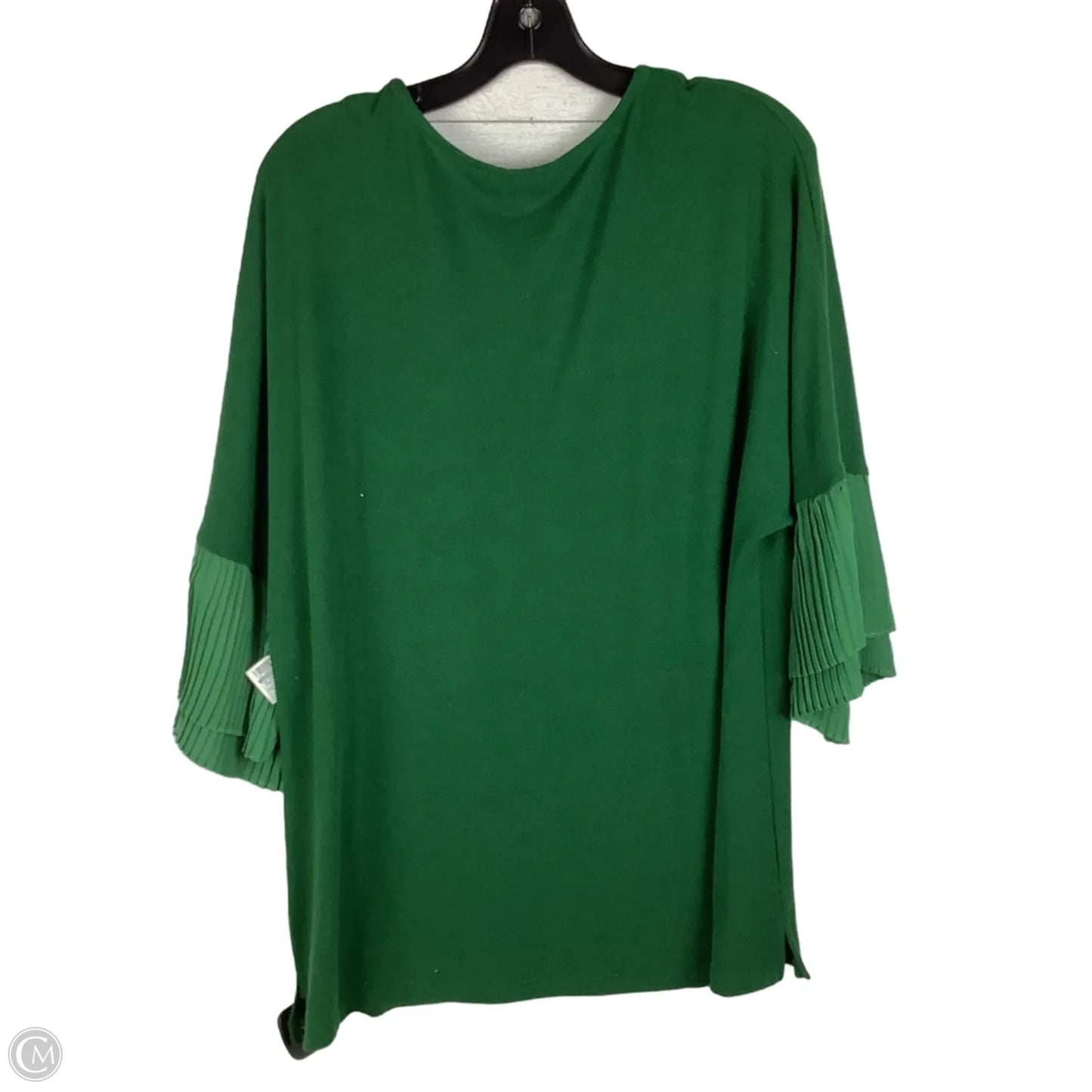 Top Long Sleeve By Suzanne Betro In Green, Size: L