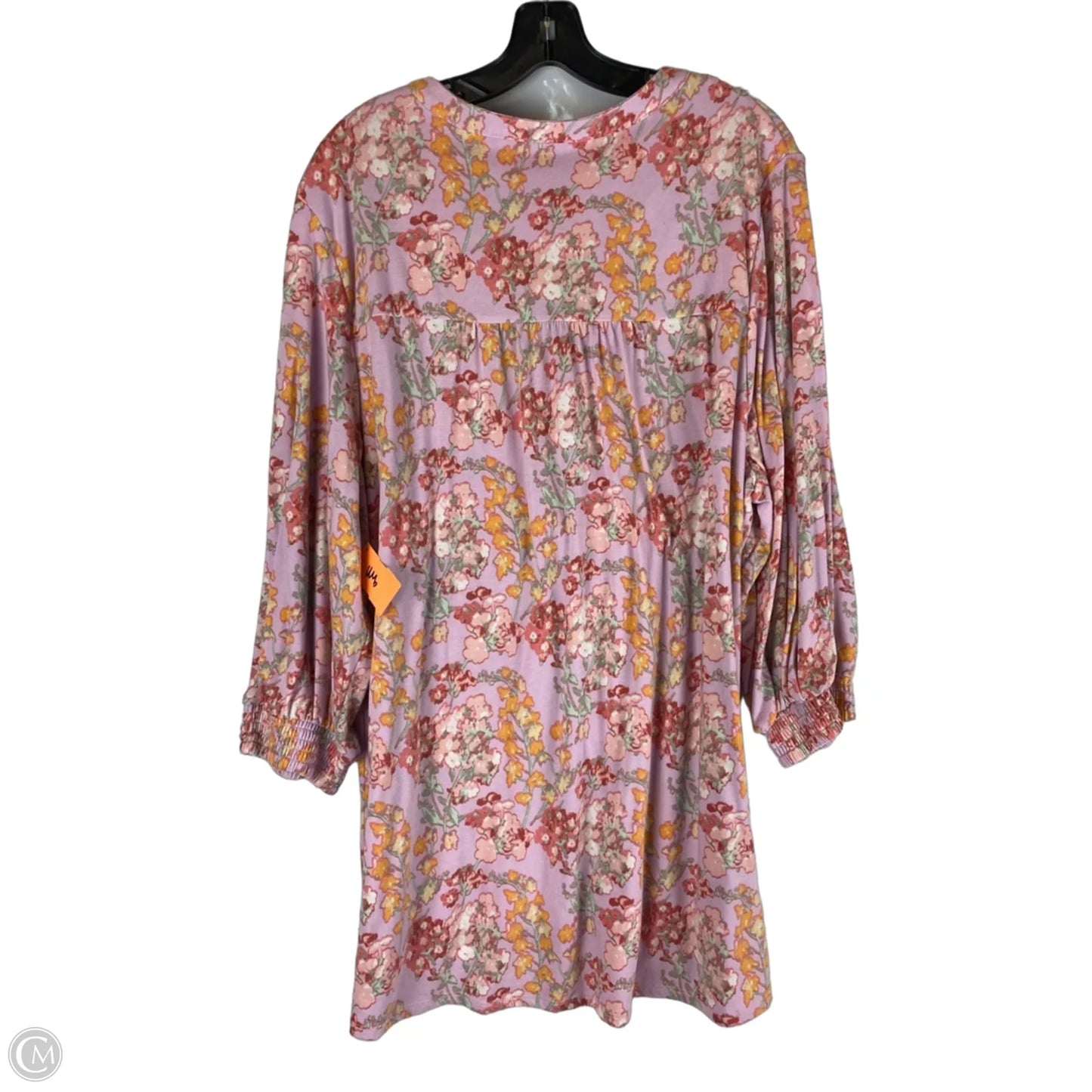 Top Long Sleeve By Wonderly In Pink, Size: 3x