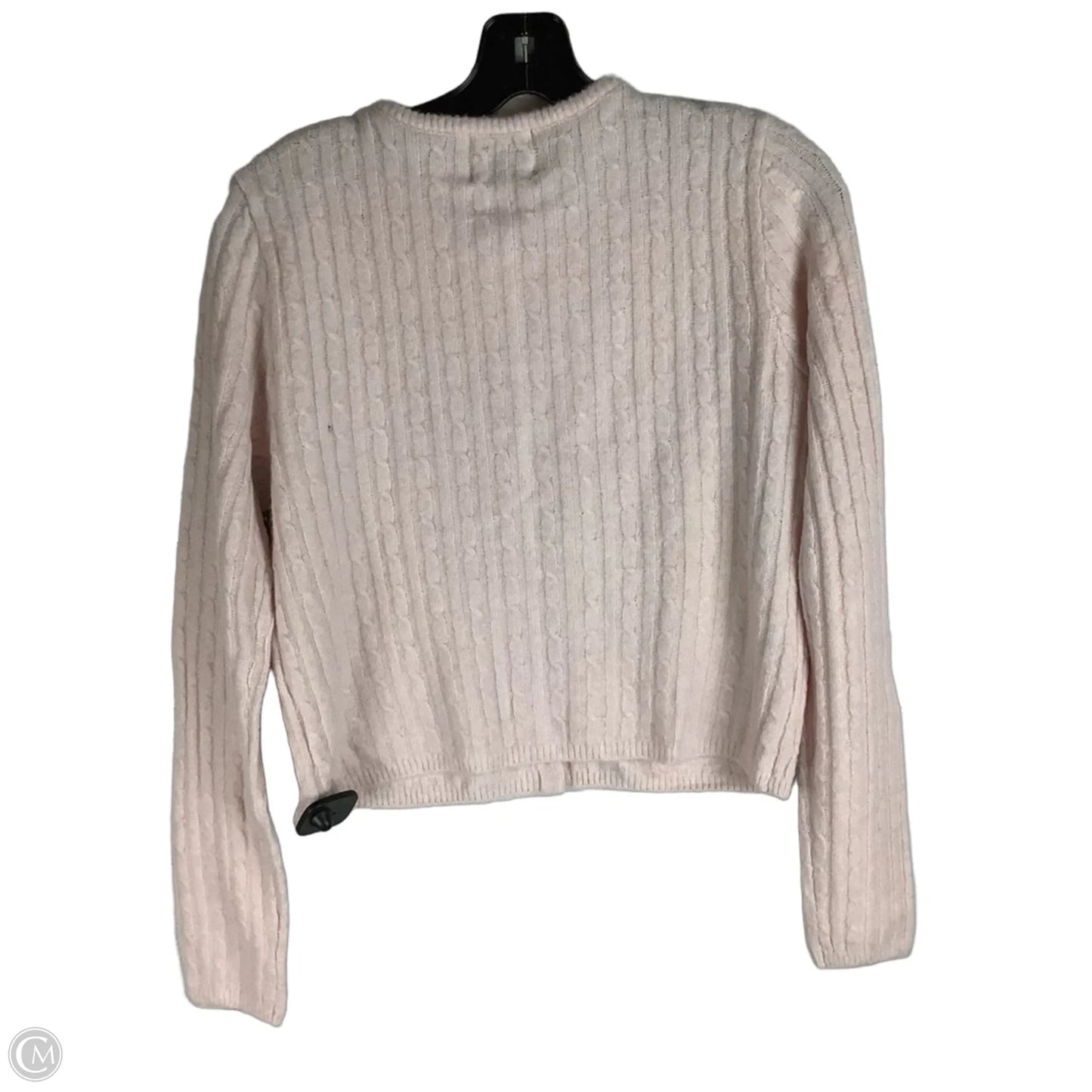 Sweater Cardigan By Pink Rose In Pink, Size: M