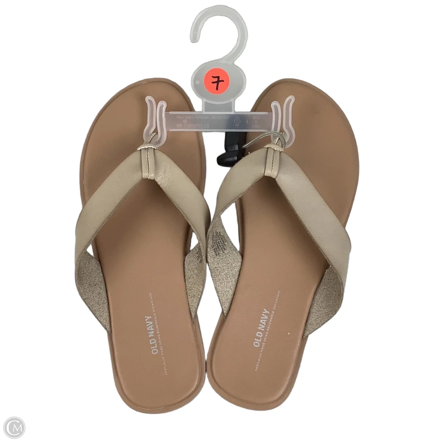 Sandals Heels Platform By Old Navy In Taupe, Size: 7