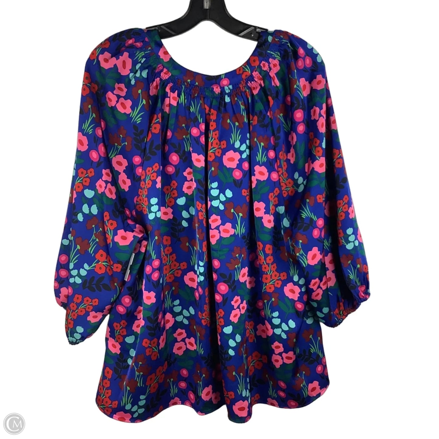 Top Short Sleeve By Crown And Ivy In Blue, Size: 2x