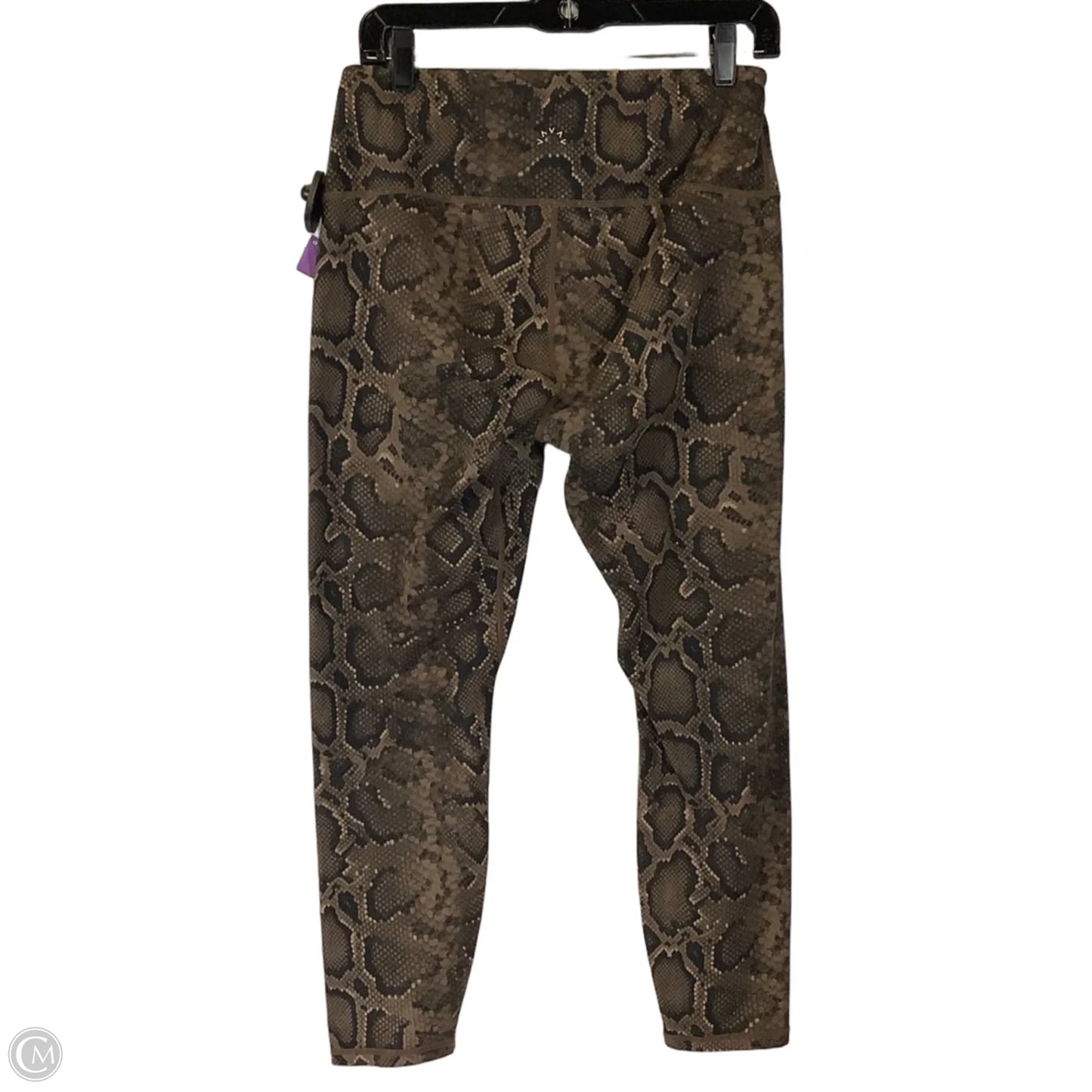 Athletic Leggings By Varley In Snakeskin Print, Size: L