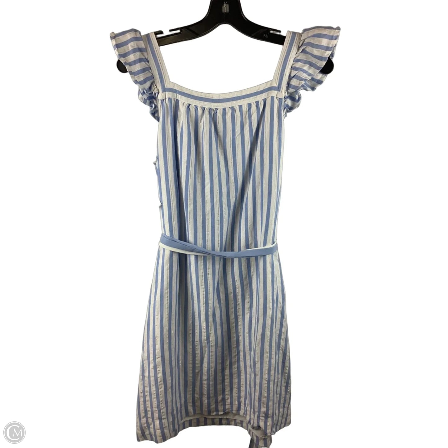 Dress Casual Midi By Loft In Striped Pattern, Size: Xs