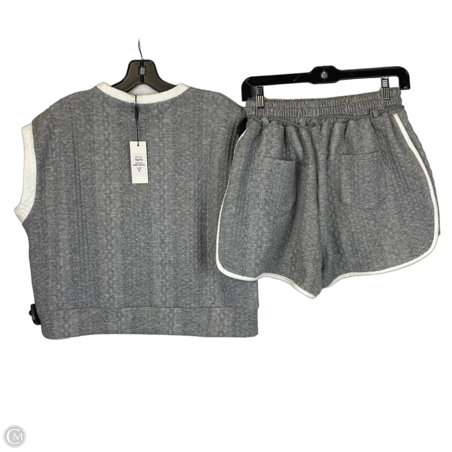Shorts Set By Why Dress In Grey, Size: S