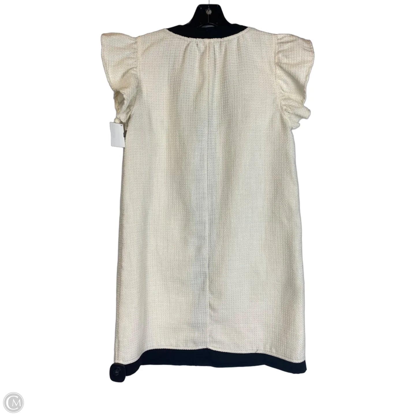 Dress Party Short By Fabrik In Blue & Cream, Size: S