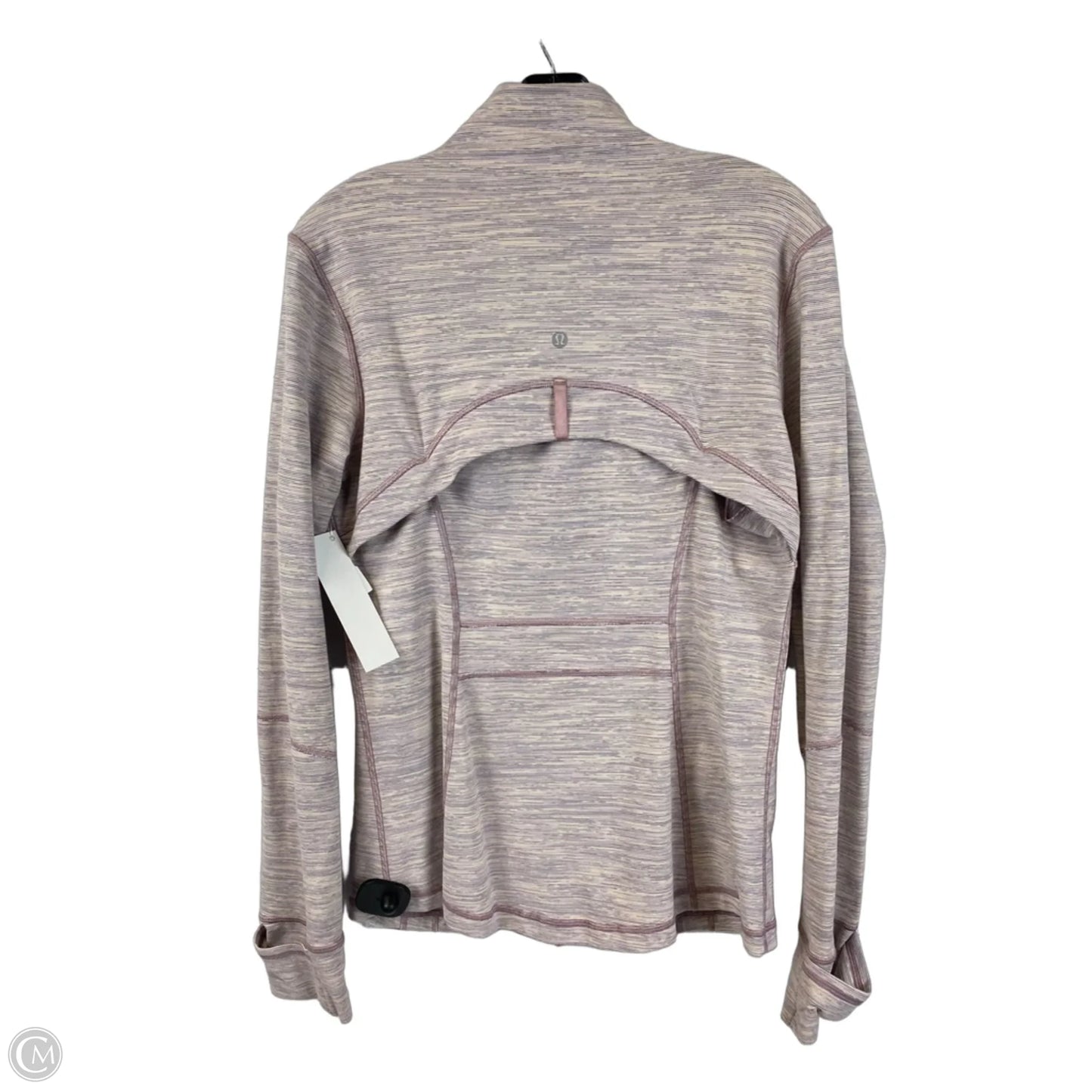 Athletic Jacket By Lululemon In Purple, Size: 12