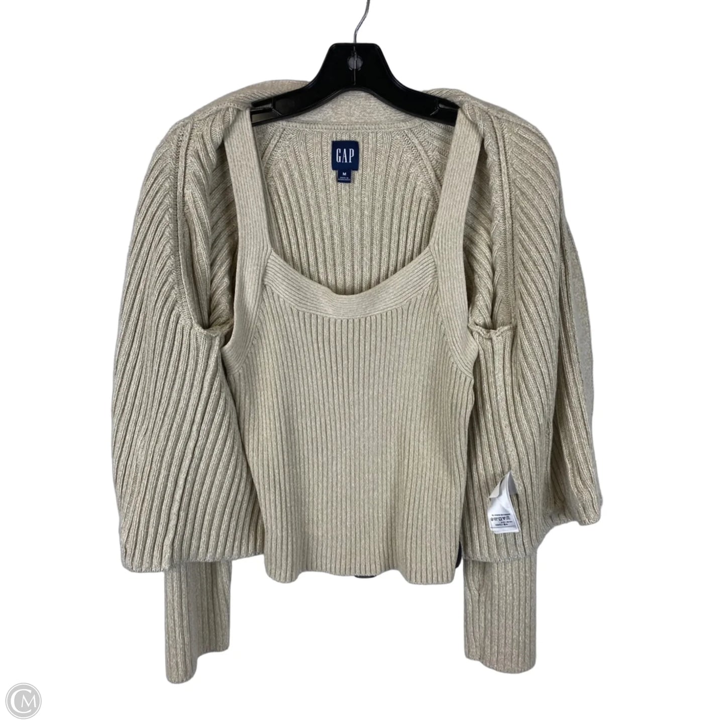 Sweater 2pc By Gap In Cream, Size: M
