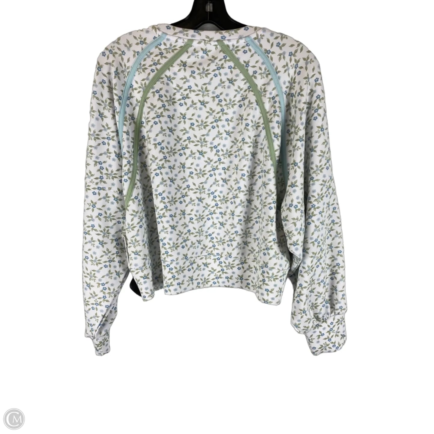 Sweatshirt Crewneck By Simply Southern In Floral Print, Size: L
