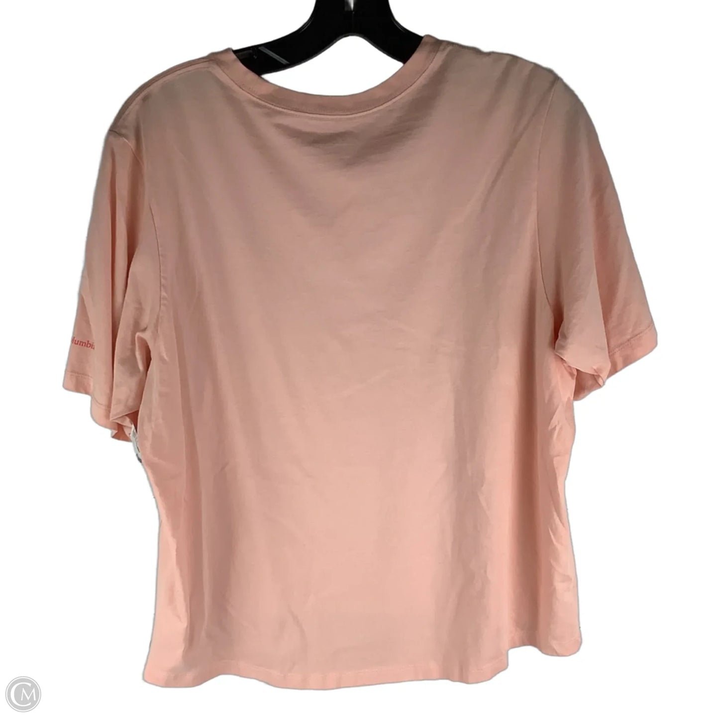 Top Short Sleeve Basic By Columbia In Peach, Size: L