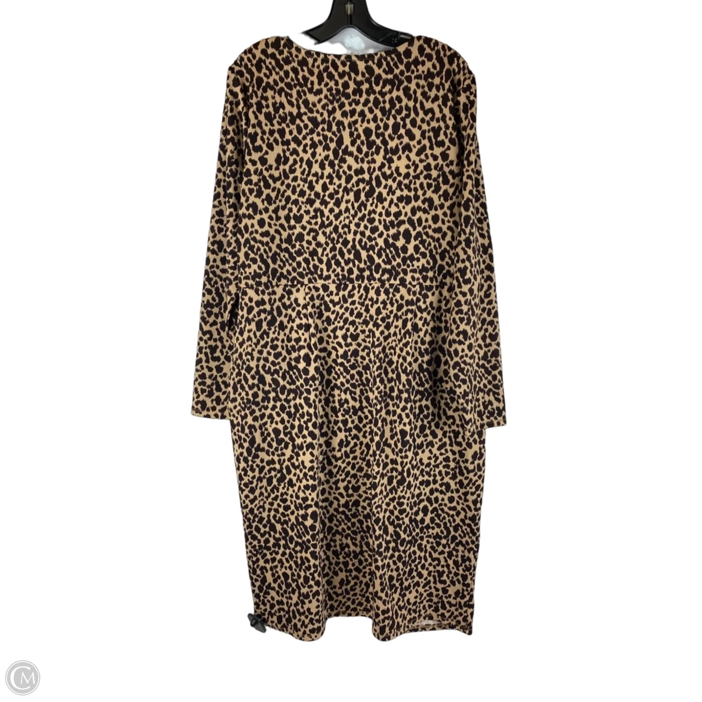 Dress Casual Midi By Wonderly In Animal Print, Size: Xxl