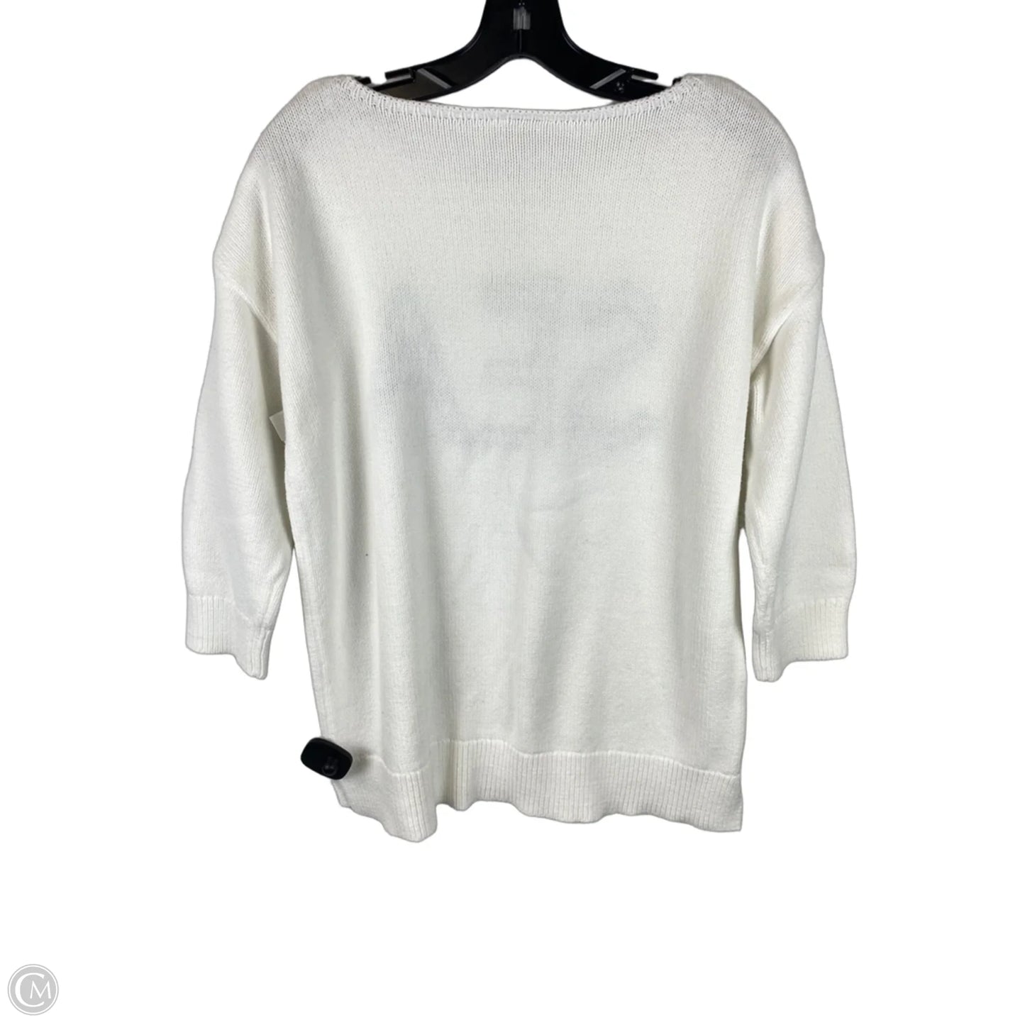 Sweater By Loft In White, Size: L