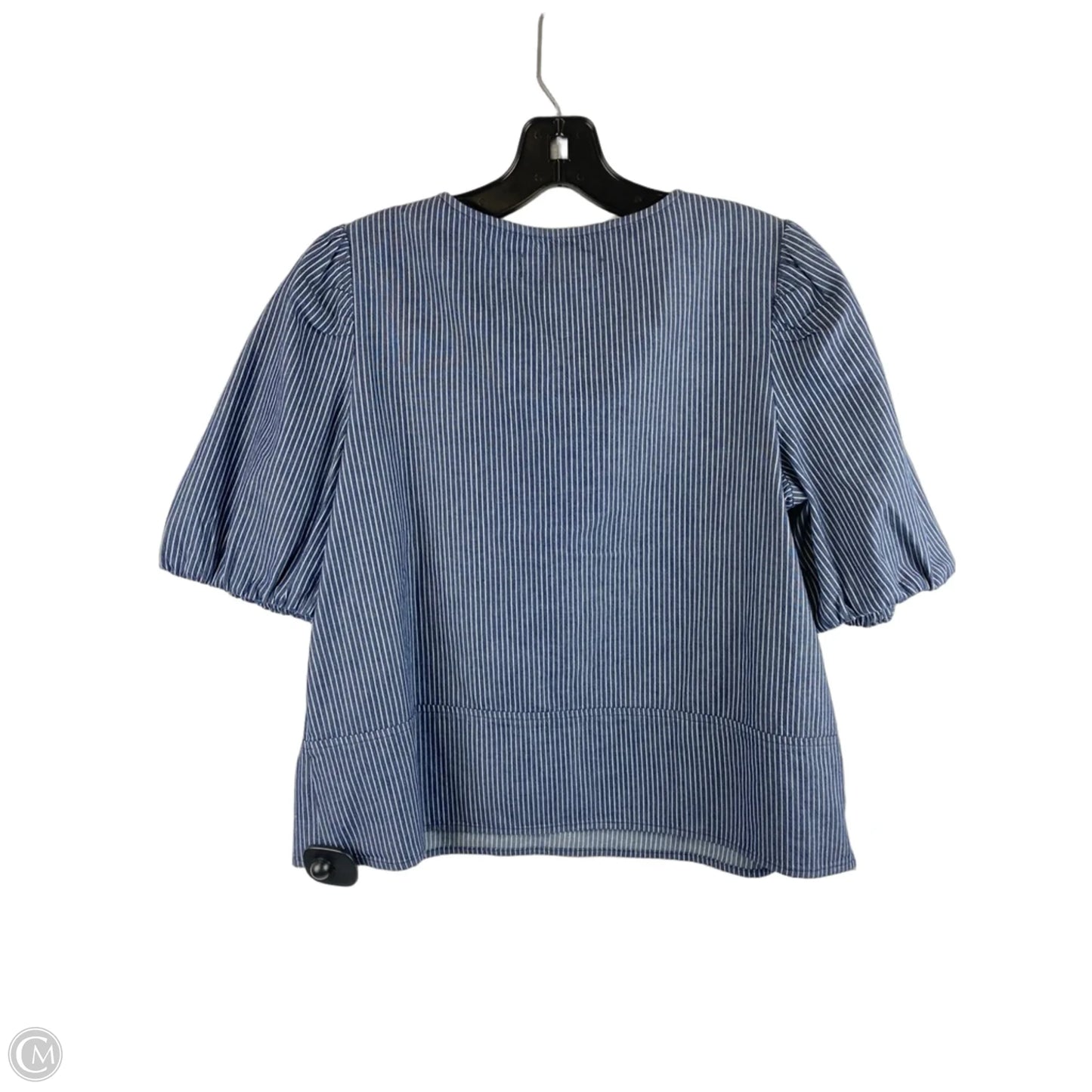 Top Short Sleeve By Loft In Striped Pattern, Size: Xs