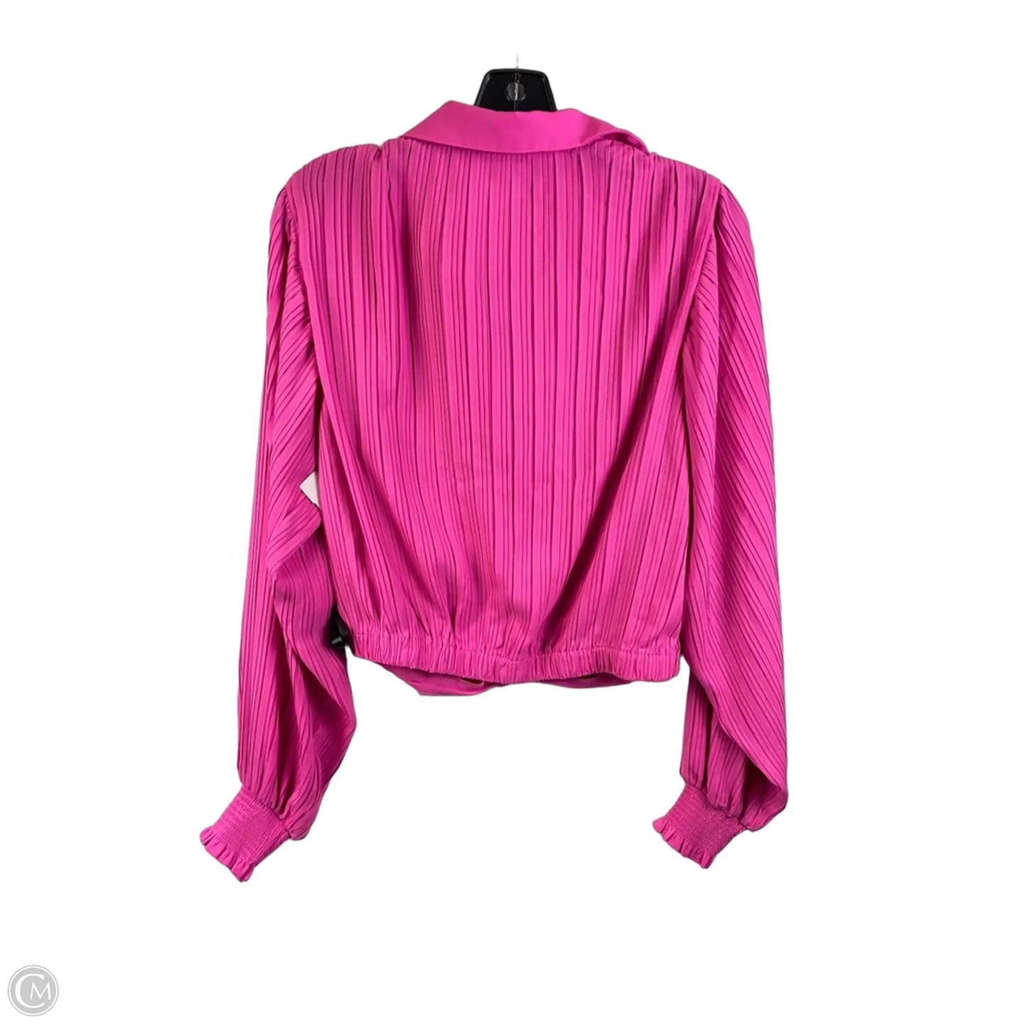 Top Long Sleeve By Flying Tomato In Pink, Size: L
