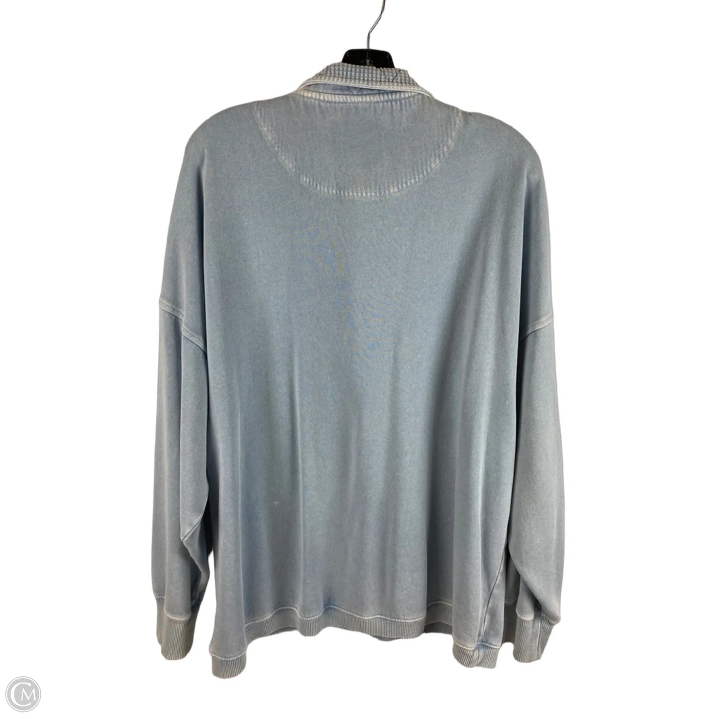 Sweatshirt Collar By Aerie In Blue, Size: L