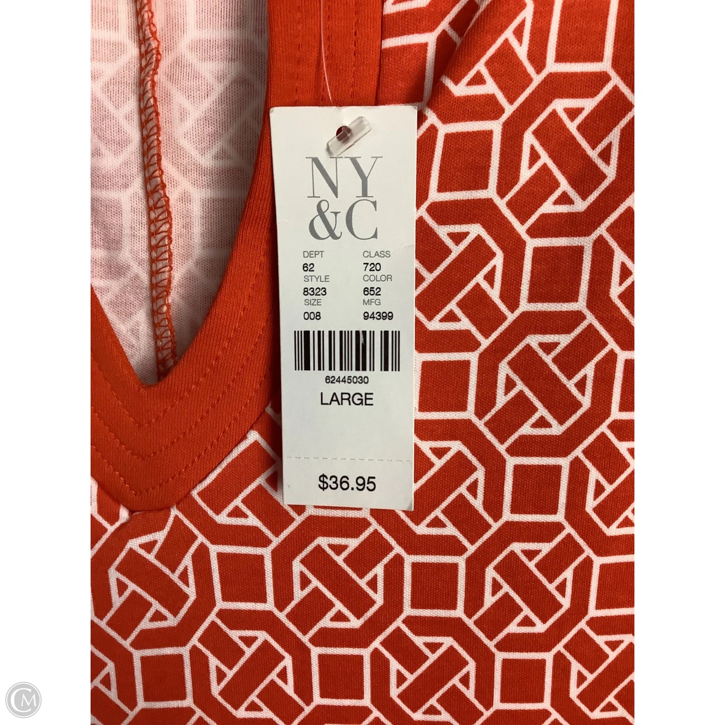 Dress Work By New York And Co In Orange, Size: L