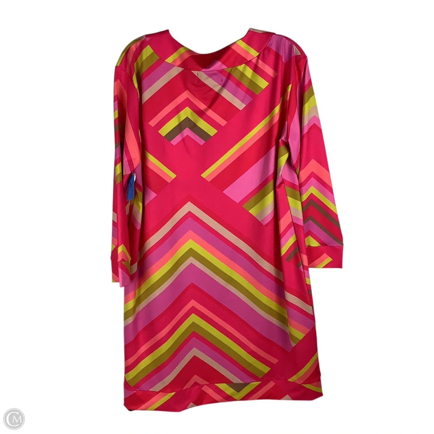 Dress Casual Midi By Clothes Mentor In Striped Pattern, Size: L